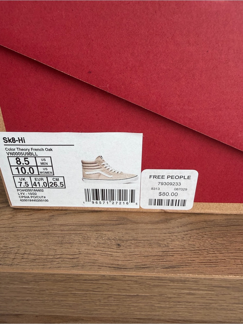 Vans Sk8-Hi Sneakers in French Oak Tan